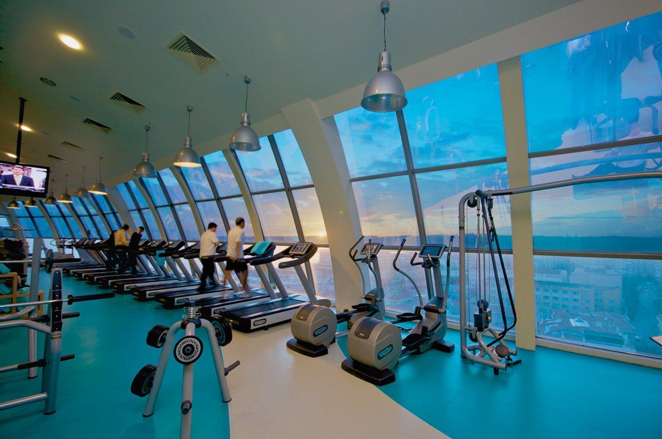 Eser Premium Hotel & Spa Buyukcekmece Ανέσεις φωτογραφία The gym at the 88th floor