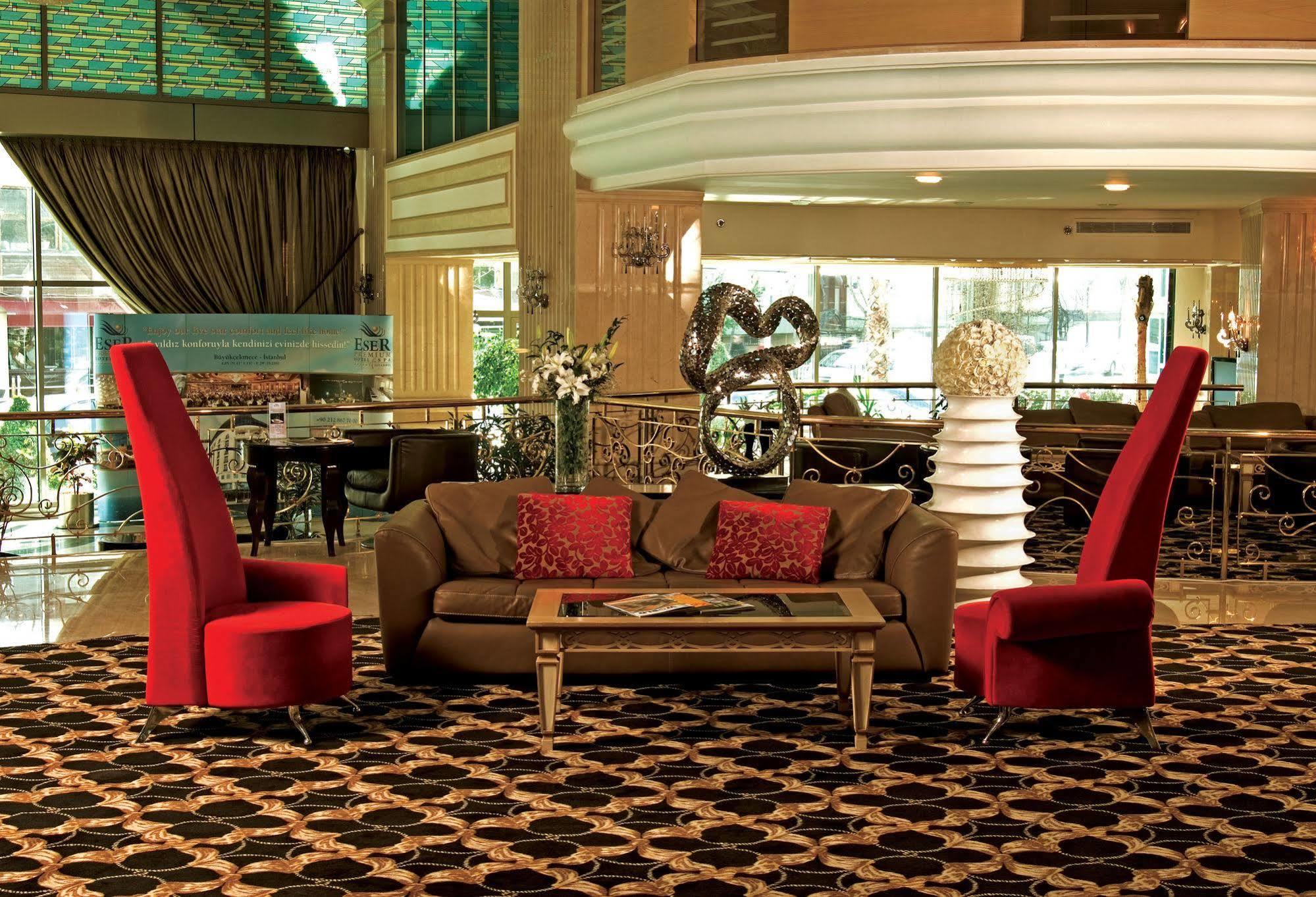 Eser Premium Hotel & Spa Buyukcekmece Εξωτερικό φωτογραφία The lobby of the hotel